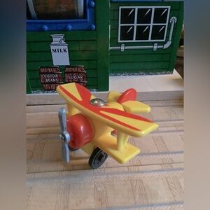 EUC 2002 Tiger Moth Bi-Plane Thomas Train w Spin Silver Propeller Learning Curve